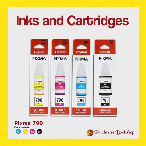 Canon Pixma Printer Ink Refill GI 790 C M Y 70 Ml Bk 135 Ml