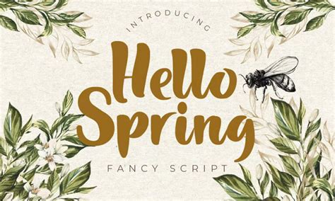 30+ Best Spring Fonts for Fresh Designs - Vandelay Design