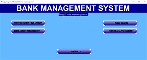 Bank Management System Project In Python Copyassignment