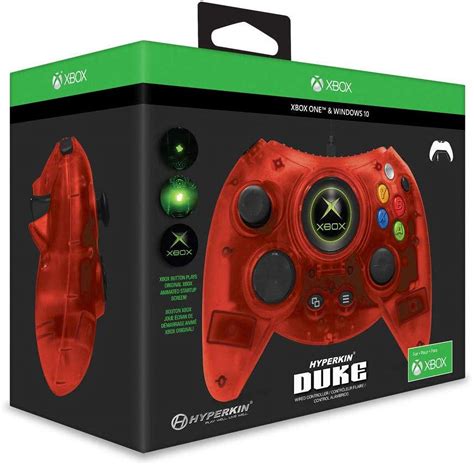 Hyperkin M01668 Rd Duke Wired Controller For Xbox One Windows 10 Pc