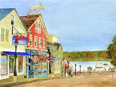 Bar Harbor Maine Painting By Faythe Mills Fine Art America