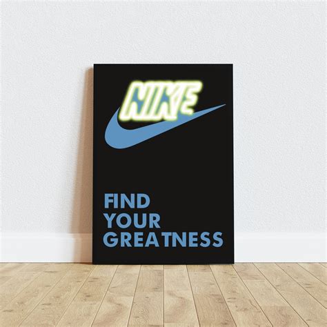 Nike Find Your Greatness Poster Print Digital Art Wall Art Decor