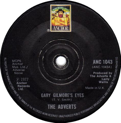 The Adverts - Gary Gilmore's Eyes / Bored Teenagers (1977, With Text, Vinyl) | Discogs