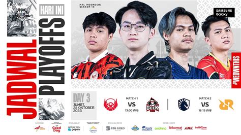 LIVE MPL ID S14 Playoffs Hari 3 Bahasa Indonesia YouTube