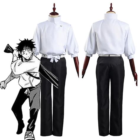 Fashion Jujutsu Kaisen Yuta Okkotsu Cosplay Costume Shirt Pants Outfit