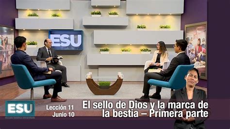 Esu Do Trimestre Lecci N El Sello De Dios Y La Marca De La