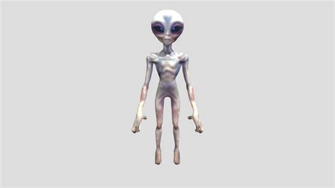 Classic Grey Alien D Model By Shaxertakkuy E Sketchfab