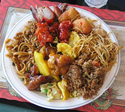 Free Plate With Chinese Food Stock Photo Freeimages