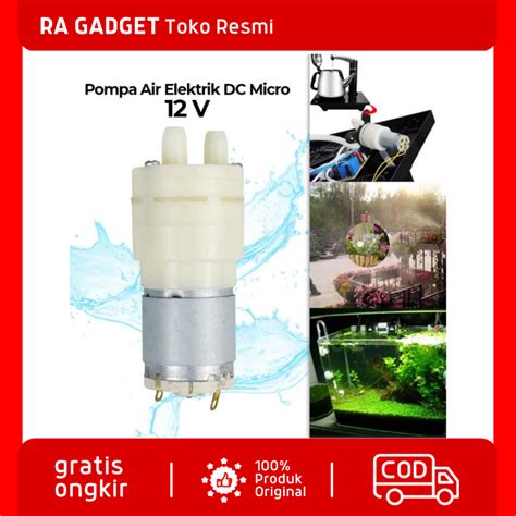 Jual Pompa Air Elektrik Dc Micro Water Pump V Alat Pompa Pemompa