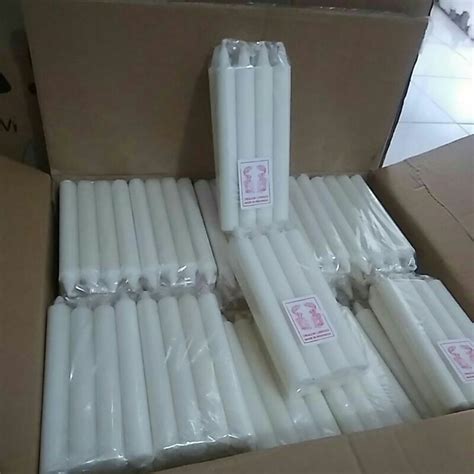 Jual Lilin Putih Lilin Mati Lampu Cap Panda 1 Pack 8 Batang