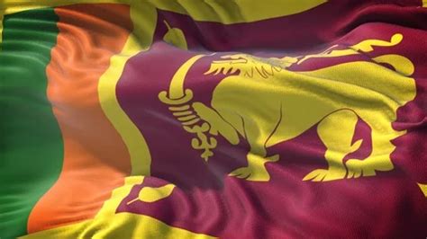 Flag Ripple Sri Lanka Stock Video Footage Royalty Free Flag Ripple