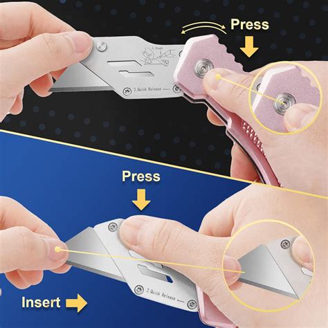 Buy Jetmore Pack Utility Knife Blades Box Cutter Blades With