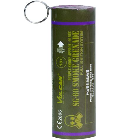 Sg 60 Smoke Grenade Purple Anfield Fireworks