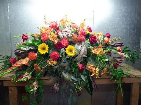 Outdoorsman Casket Spray By Heaven And Earth Floral Inc Casket Flowers