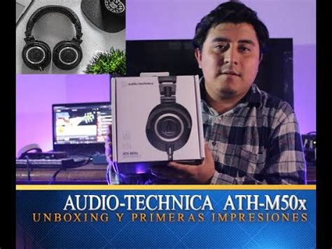 Audio Technica ATH M50x Unboxing y primeras impresiones en Español