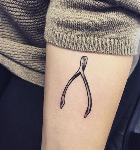 Wishbone Tattoo Bodyandsoultattoos