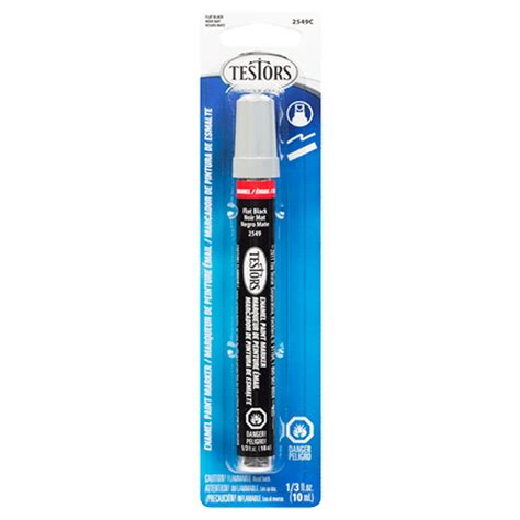 Testors Enamel Paint Marker Flat Black Testors Ac Supply