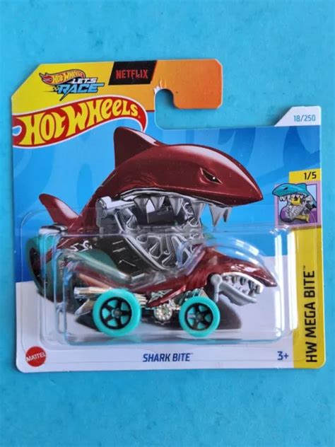 SHARK BITE 18 1 64 Hot Wheels 2024 HW Let S Race Netflix Shark Netflix 15 11 PicClick CA