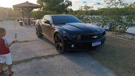 VIR UM CAMARO PRETO V8 PELA PRIMEIRA VEZ NO PASSEIO PRA ILHA YouTube