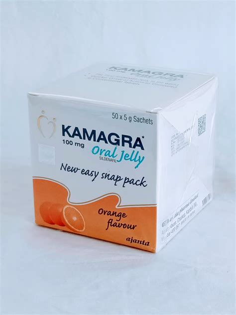 Kamagra Oral Jelly Orange 50 Gel Box Kamagraoioioi