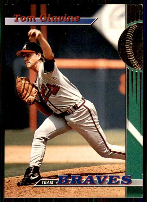 1993 Braves Stadium Club Atlanta Braves Tom Glavine 1 On Kronozio