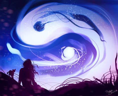 Anime Ying Yang Wallpapers Wallpapersafari