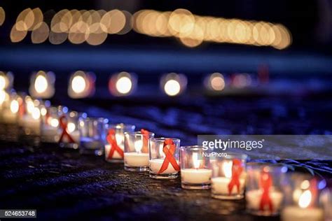 International Aids Candlelight Memorial Photos And Premium High Res