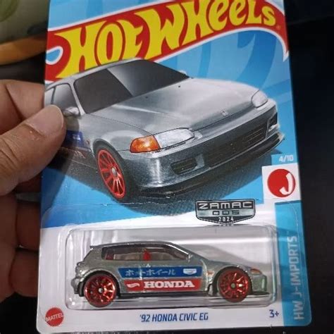 Hot Wheels Honda Civic EG Zamac With Protector Shopee Malaysia