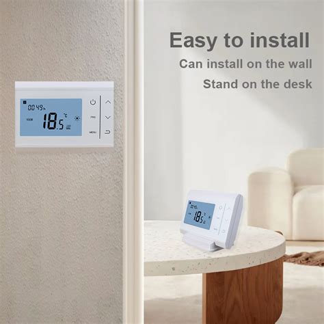 Zigbee Smart Thermostat Programmable Temperature Controller 2mqtt Setup Zigbee Hub Required For