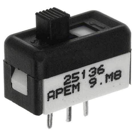 SWITCH SLIDE SPDT 4A 125V 25139NAH Apem Inc 製電子部品半導体通販のマルツ