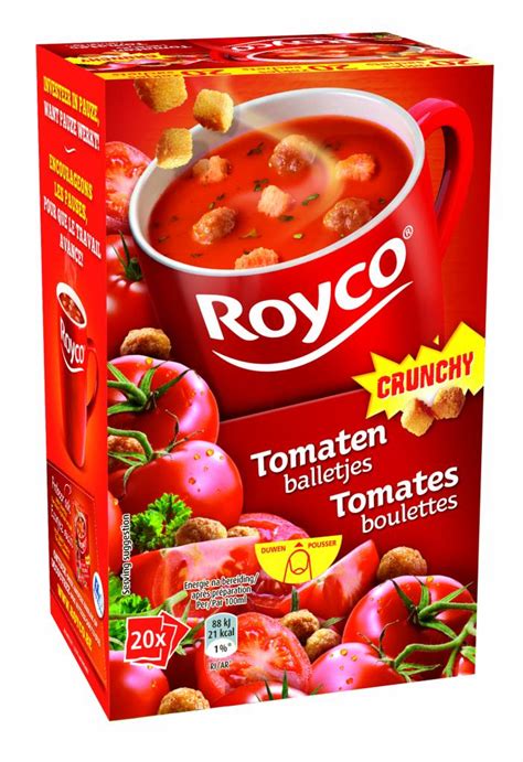 Royco Minute Soup Tomaten Balletjes Crunchy St Alaerts Shop