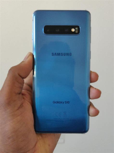 Samsung Galaxy S10 - Unlocked, Blue, 128GB, 8GB, SM-G973U1 - LRRE05761 ...