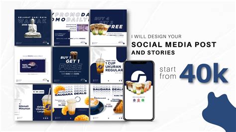 Jasa Design Social Media FEEDS INSTAGRAM INSTASTORY POSTER DAN BANNER