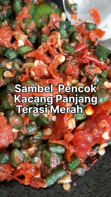 Resep Sambal Pencok Kacang Panjang Dari Rachelviann