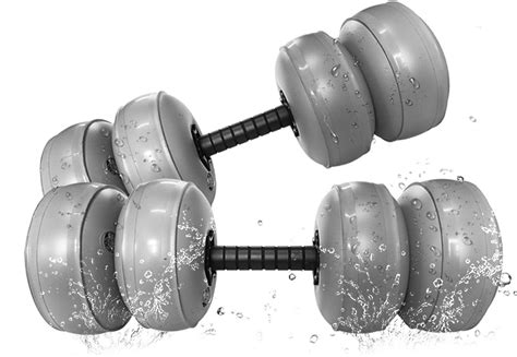 Water Filled Dumbbells Hydro Weights For Exercise