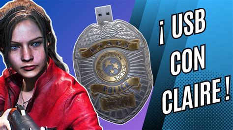 Resident Evil 2 Remake Claire Cómo Conseguir el USB Insignia S