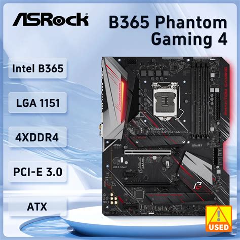 Asrock B Phantom Gaming Motherboard Lga Intel B Ddr Gb