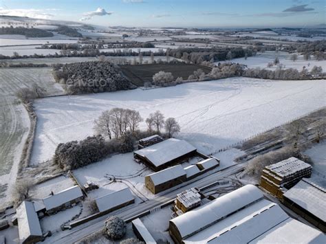 Winter Landscape - Yorkshire - England Stock Photo by SteveAllenPhoto999