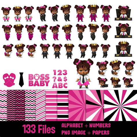 Boss baby girl clipart | Boss baby girl with pink clothes in 2022 ...