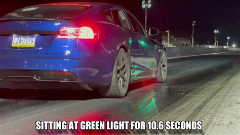 Tesla Model S Plaid Gives Normal Car 10 Second Head Start