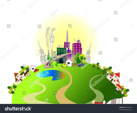 Happy World Illustration: vector de stock (libre de regalías) 49936720 ...