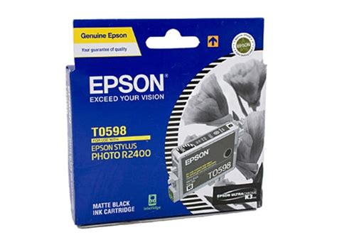 Epson T0598 Matt Black Ink Cartridge Inkwell Cartridges Toner