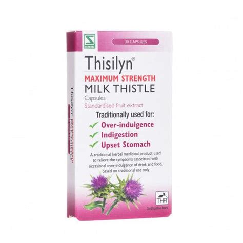 Buy Thisilyn Milk Thistle Capsules | Indigestion Treatment | Welzo