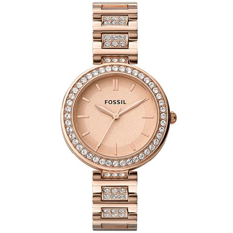 Buy Fossil BQ3181 Analog Rose Gold Dial Womens Watch Online Kuwait