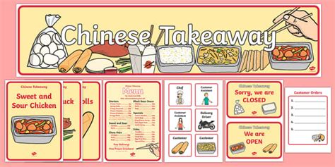 Chinese Restaurant Role Play Ideas And Resources Pack