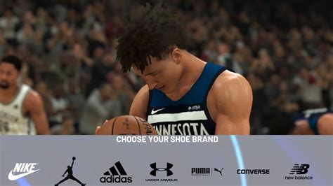 Picking Shoe Brand First Nba Game Nba K My Career Ep Youtube