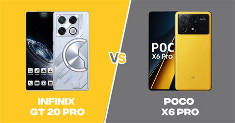 Infinix Gt 20 Pro Vs Poco X6 Pro Price Specs And Features Compared