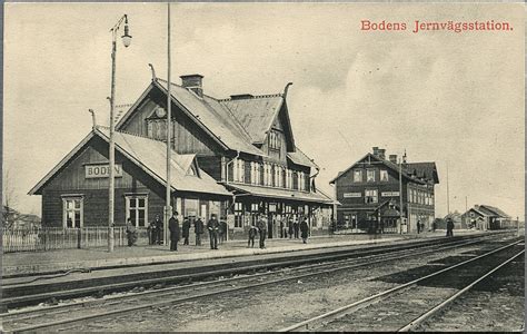 Boden station. - Järnvägsmuseet / DigitaltMuseum