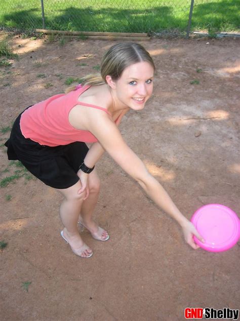 Perky Teen Shelby Flashes Her Tits Outside While Playing Around Porn Pictures XXX Photos Sex