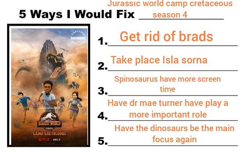 5 Ways I Would Fix Jwcc Season 4 By Thejurassicwonder On Deviantart